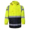 2W International High Viz Parka and Body Warmer, Medium, Lime/Dark Navy 360C-3 M - alternate 2